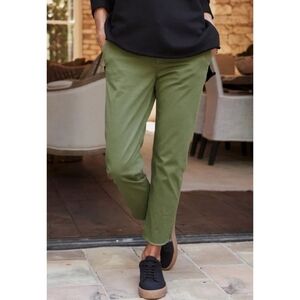 Frank & Eileen | Wicklow Italian Performance Twill Chino Ankle Pants Size 6